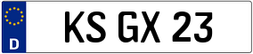 Truck License Plate